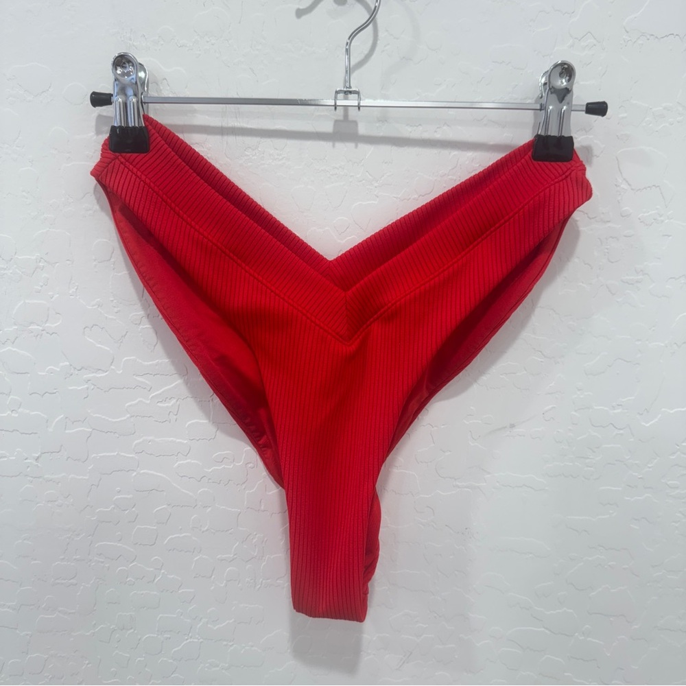Vibrant Red Bikini Bottoms